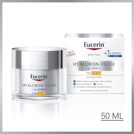Eucerin ANTI AGE HYALURONFILLER + 3x EFFECT TAG LSF 30  50 ml Creme