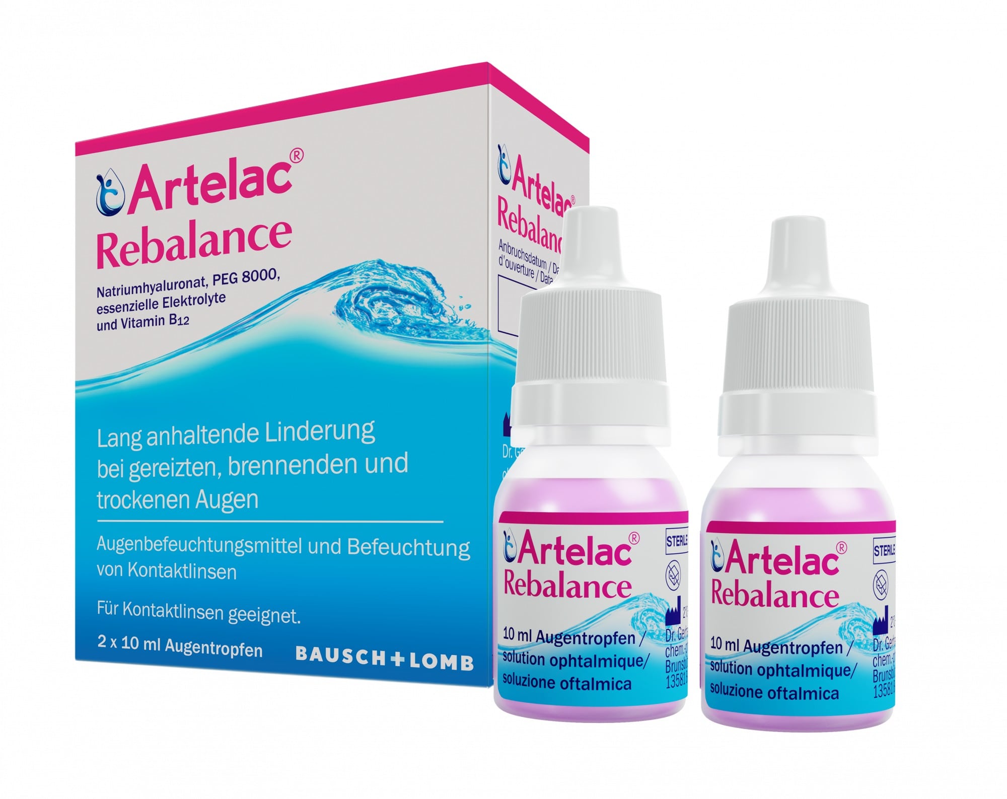 ARTELAC Rebalance Augentropfen 2X10 ml Augentropfen