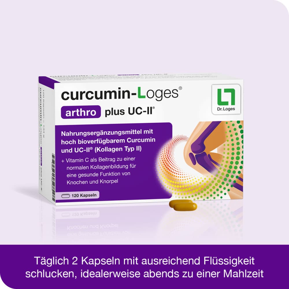curcumin-Loges arthro plus UC-II 120 St Kapseln