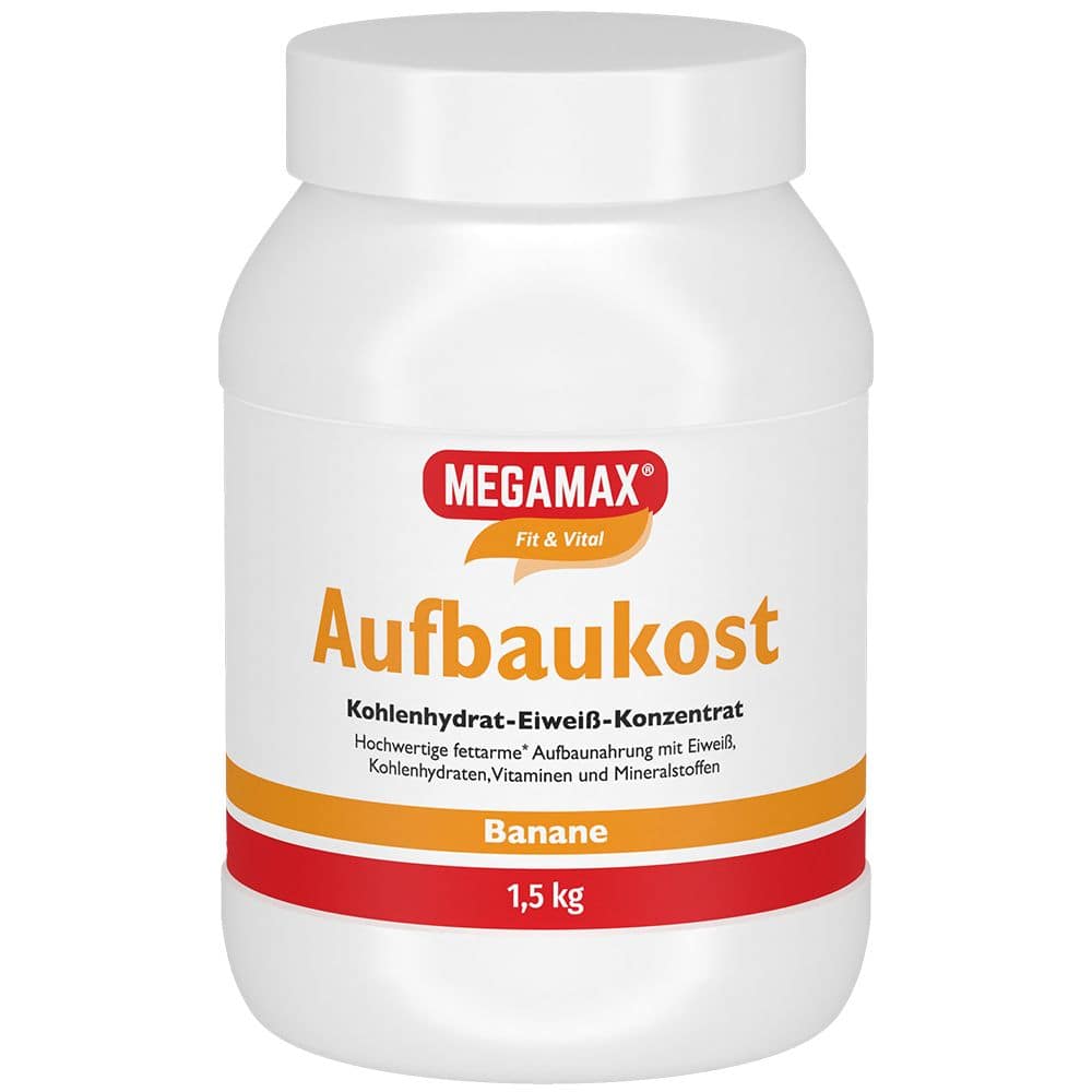 MEGAMAX Aufbaukost Banane Pulver 1.5 kg Pulver
