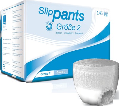 PARAM Slip Pants Basis Gr.2 14 St