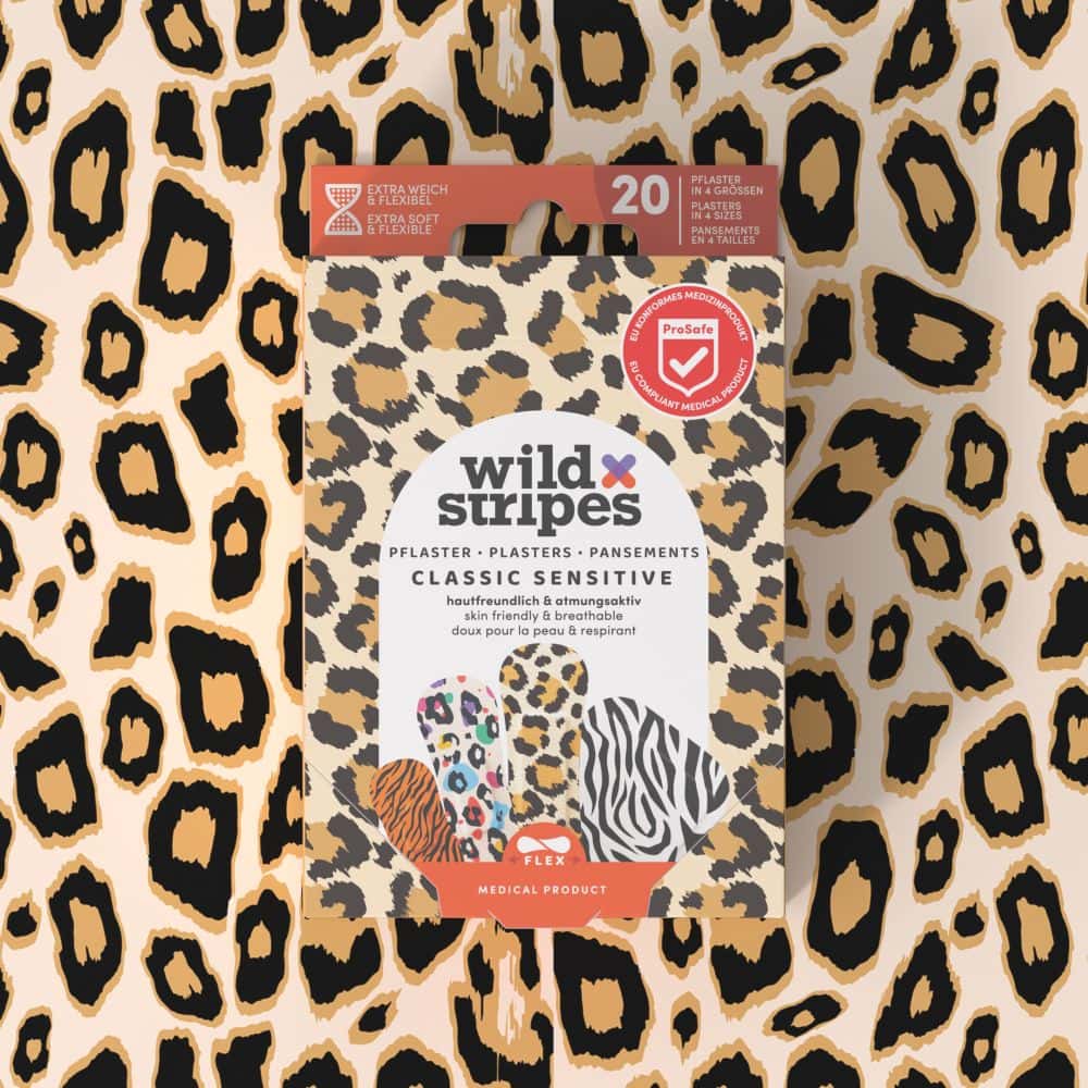 wild Stripes KIDS SENSITIVE 20 St Pflaster