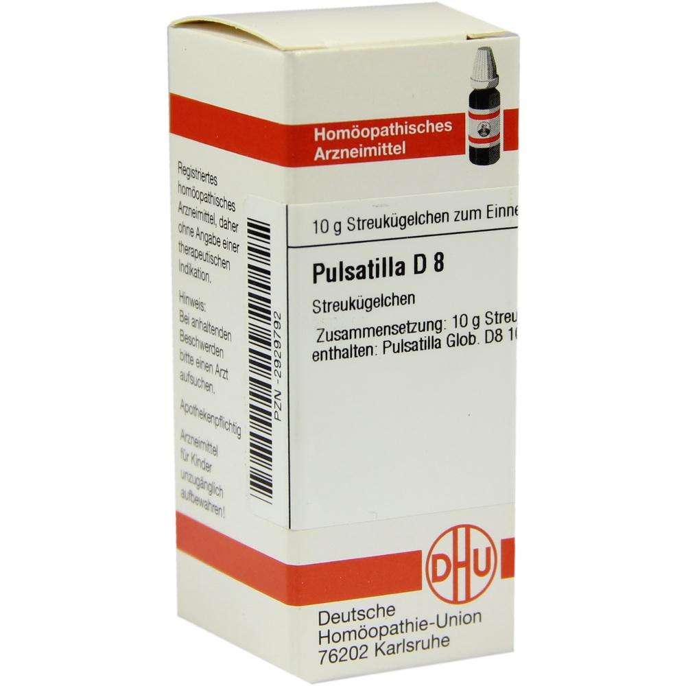 PULSATILLA D 8 Globuli 10 g Globuli