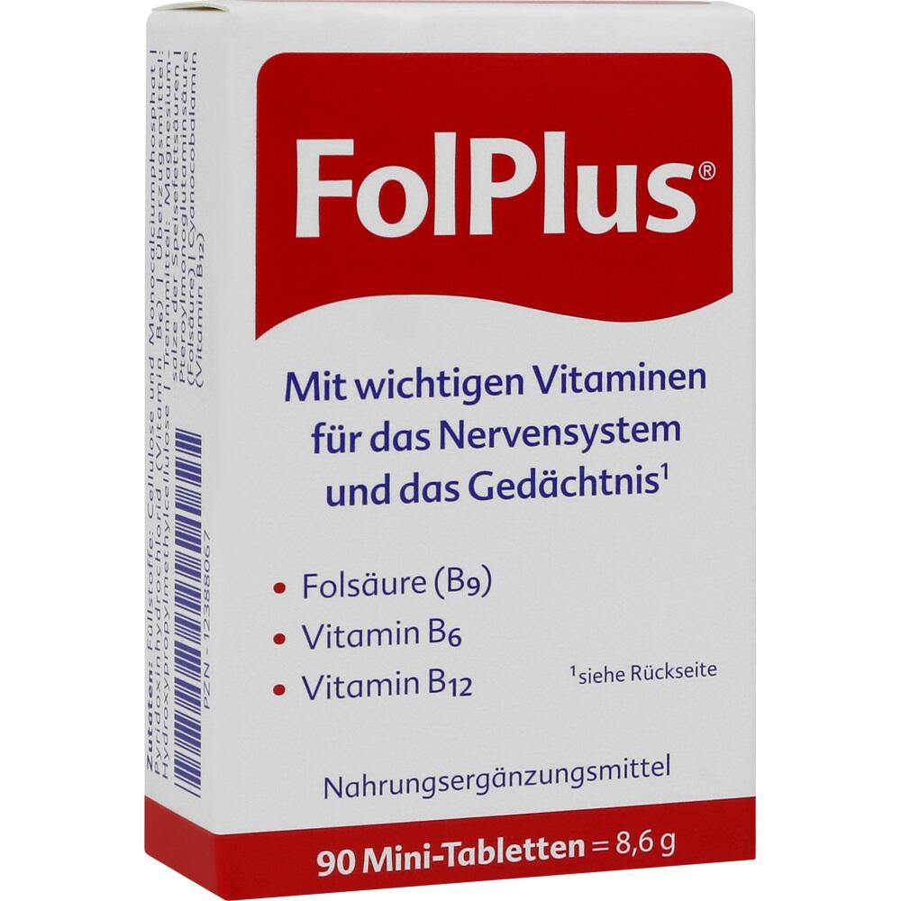 FolPlus B-Vitamine 90 St Filmtabletten