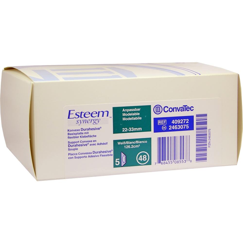 ESTEEM synergy Basispl.konvex 22-33mm modellierbar 5 St Basisplatte
