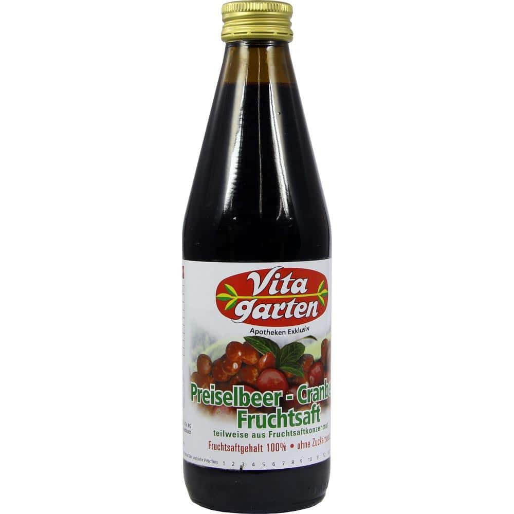 Vitagarten Preiselbeer Cranberry Fruchtsaft 330 ml Saft