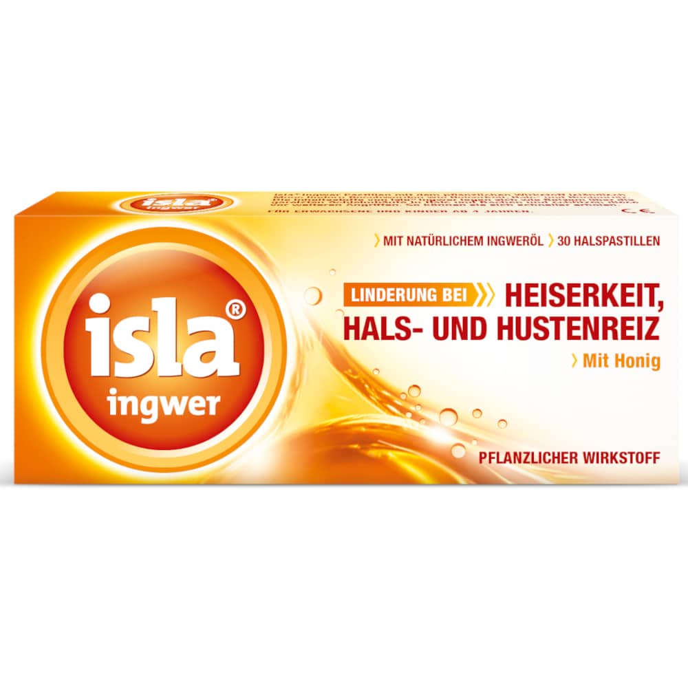 isla ingwer Halspastillen 30 St Pastillen