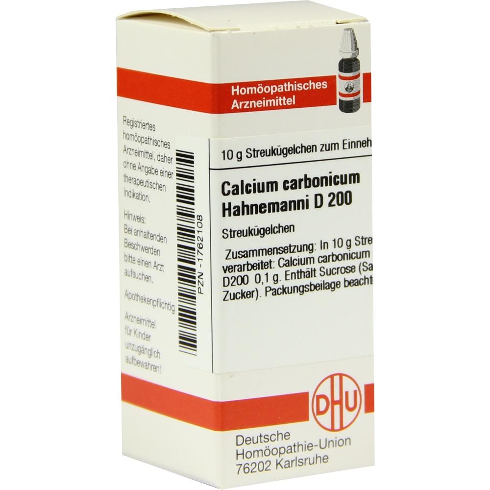 CALCIUM CARBONICUM Hahnemanni D 200 Globuli 10 g Globuli