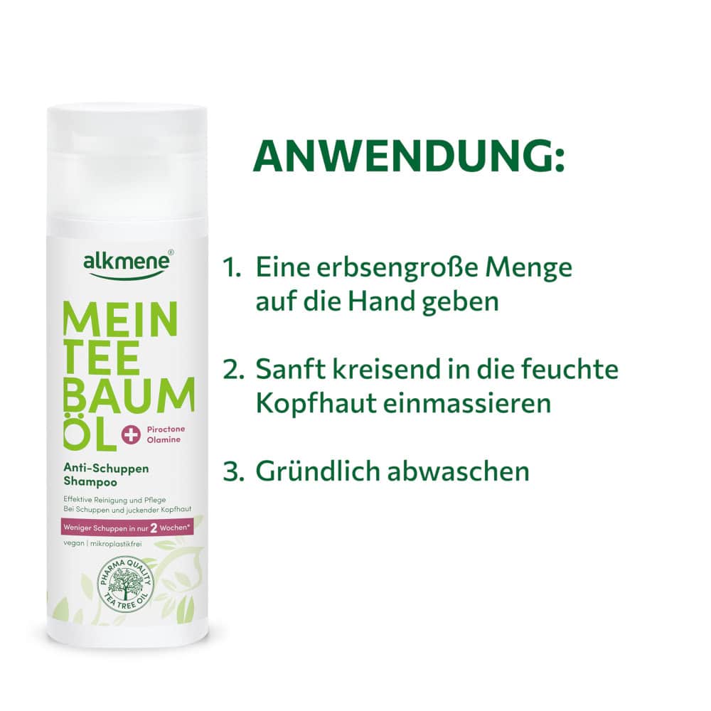 alkmene MEIN TEEBAUMÖL Anti-Schuppen-Shampoo 200 ml Shampoo