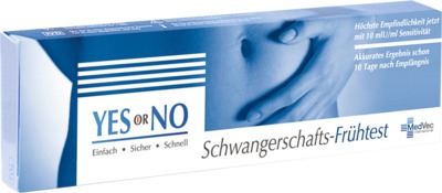 YES OR NO HCG 10 mlU Schwangerschafts-Frühtest 1 St Test