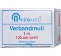VERBANDMULL 1x1 m zickzack BW 20/100 unsteril 1 St