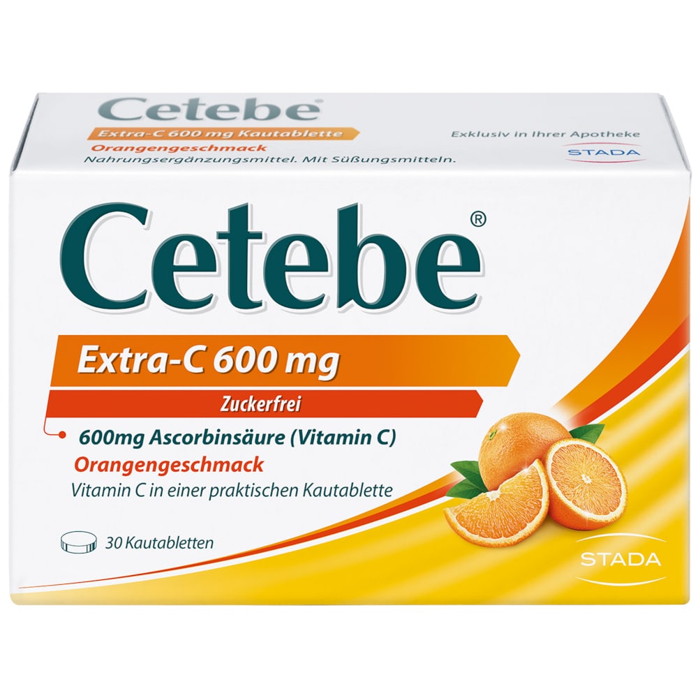 Cetebe Extra-C 600 mg 30 St Kautabletten