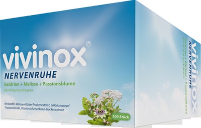 Vivinox Nervenruhe Beruhigungsdragees bei Unruhe und Einschlafstörungen 100 St Überzogene Tabletten