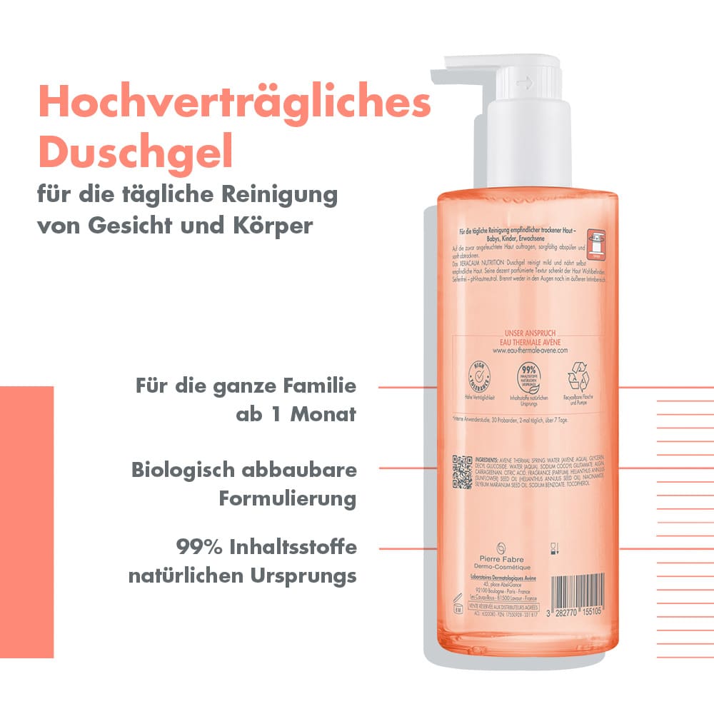 Avène XERACALM NUTRITION DUSCHGEL 500 ml Duschgel