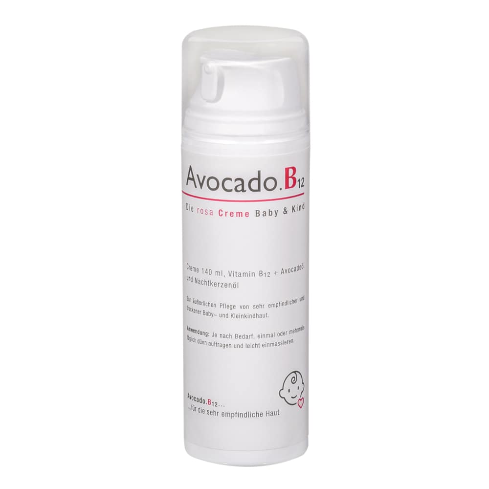 Avocado B12 rosa Creme Baby & Kind 140 ml Creme
