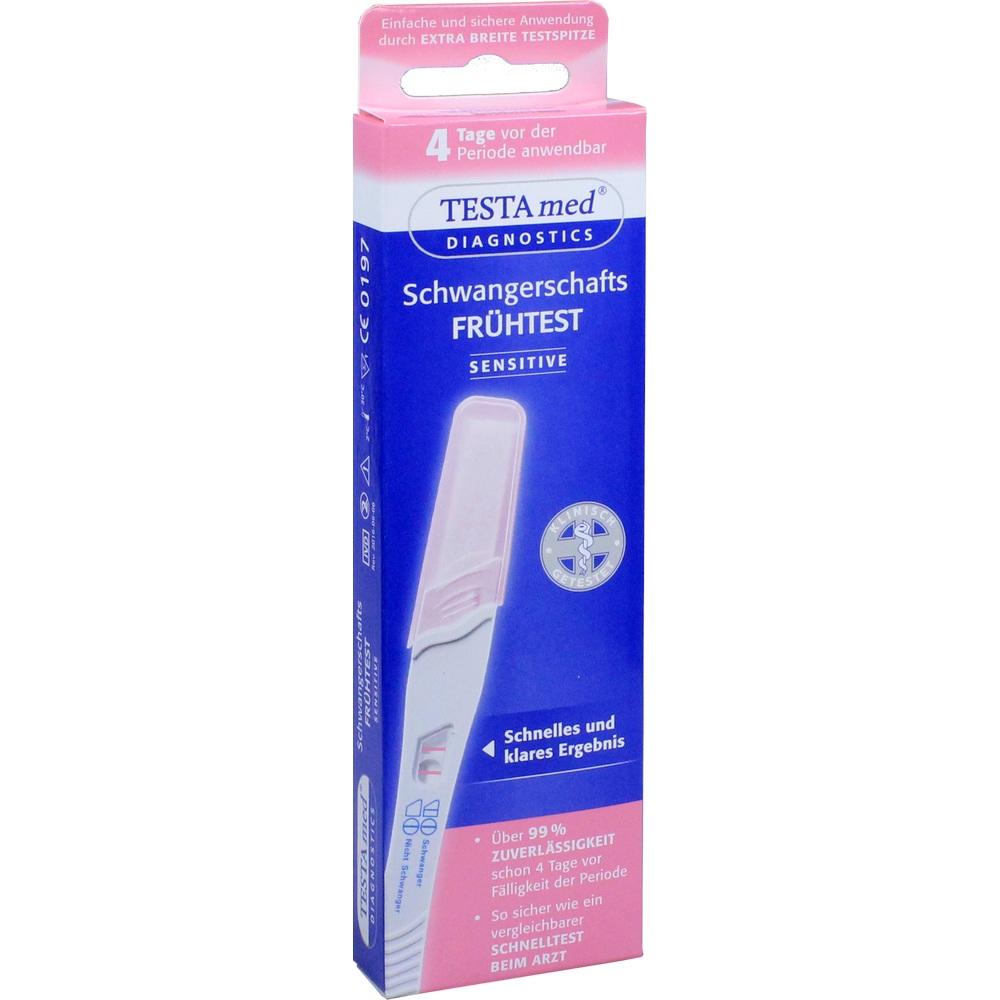 TESTAMED Schwangerschaftstest 1er 1 Packung Test