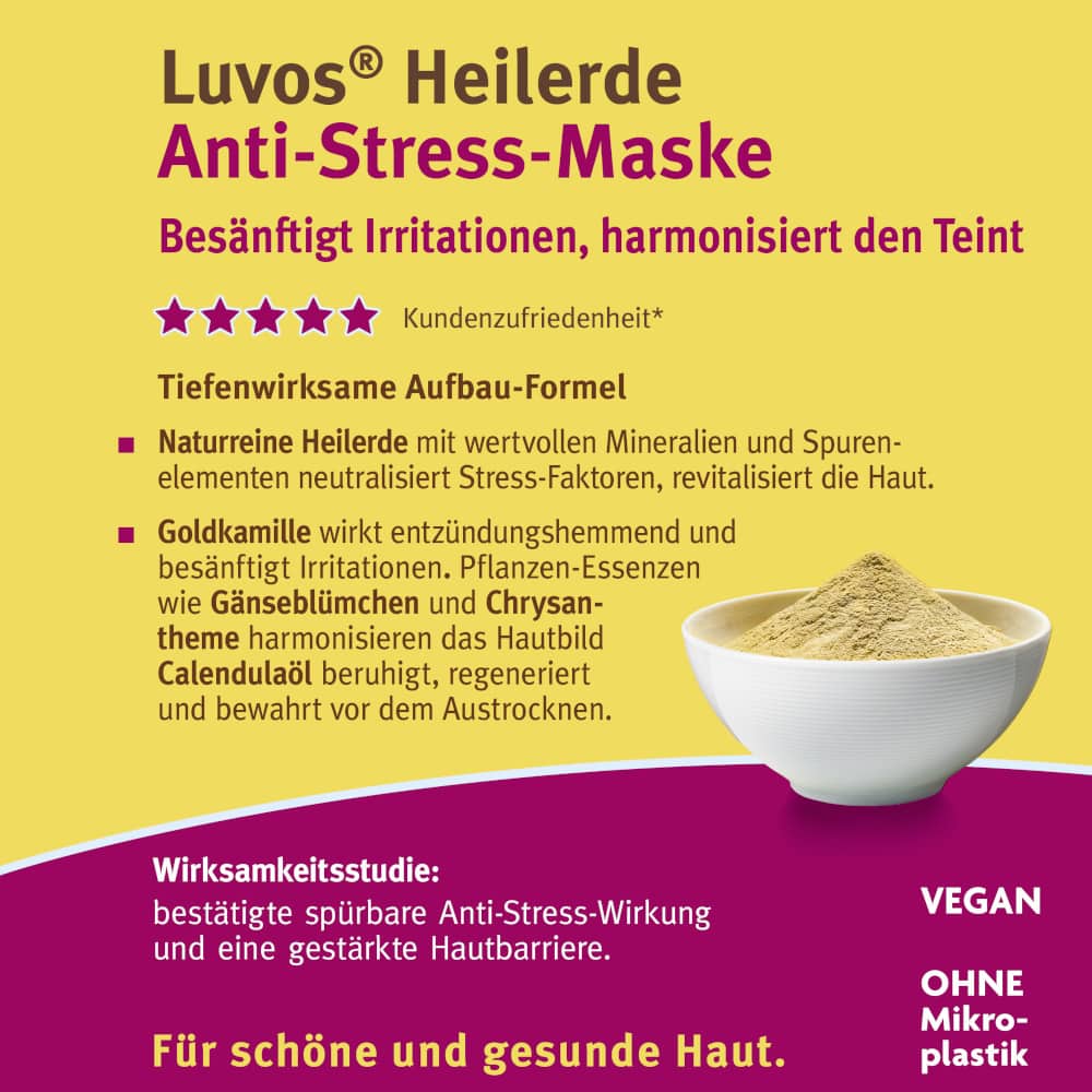 Luvos HEILERDE Anti-Stress-Maske 2X7.5 ml Gesichtsmaske