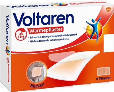 Voltaren Wärmepflaster Rücken 4 St Pflaster