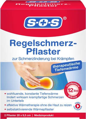 SOS Regelschmerz-Pflaster 2 St Pflaster