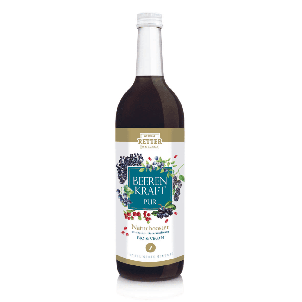 Retter Bio Beerenkraft pur 750 ml Saft