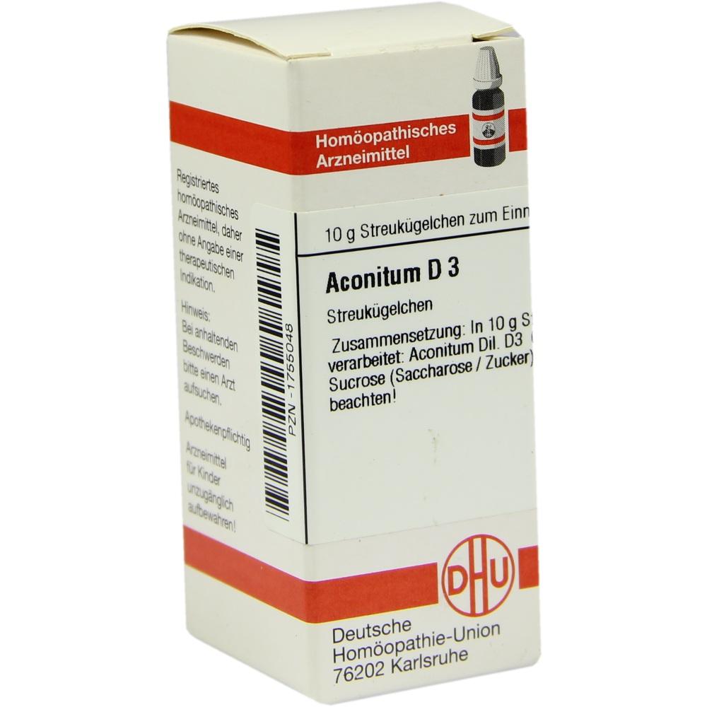 ACONITUM D 3 Globuli 10 g Globuli
