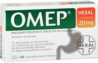 OMEP HEXAL 20mg 14 St Tabletten magensaftresistent
