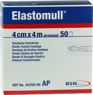 ELASTOMULL 4 cmx4 m 45250 elast.Fixierb. 50 St Binden | 50  Binden | 0.75 EUR / 1 Stück | 04042809029437