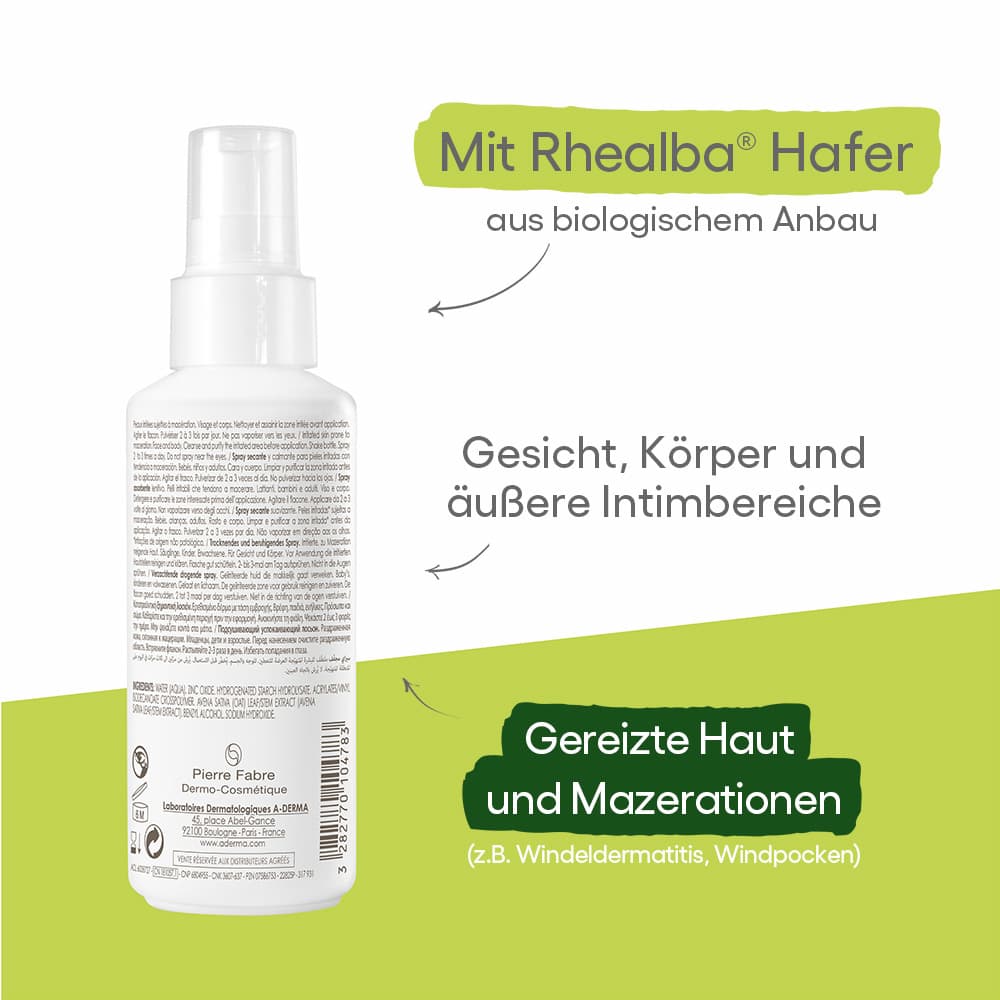 A-DERMA CYTELIUM Pflege-Spray 100 ml Spray