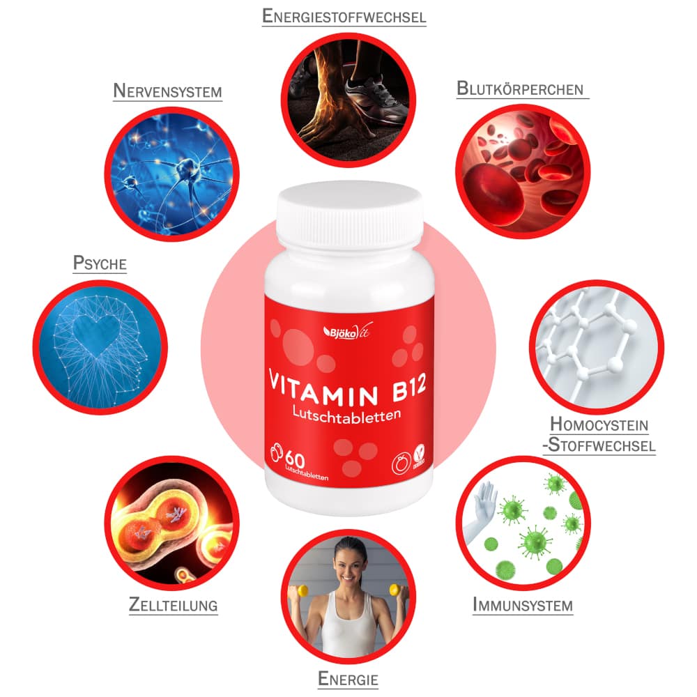 VITAMIN B12 vegan  60 St Lutschtabletten