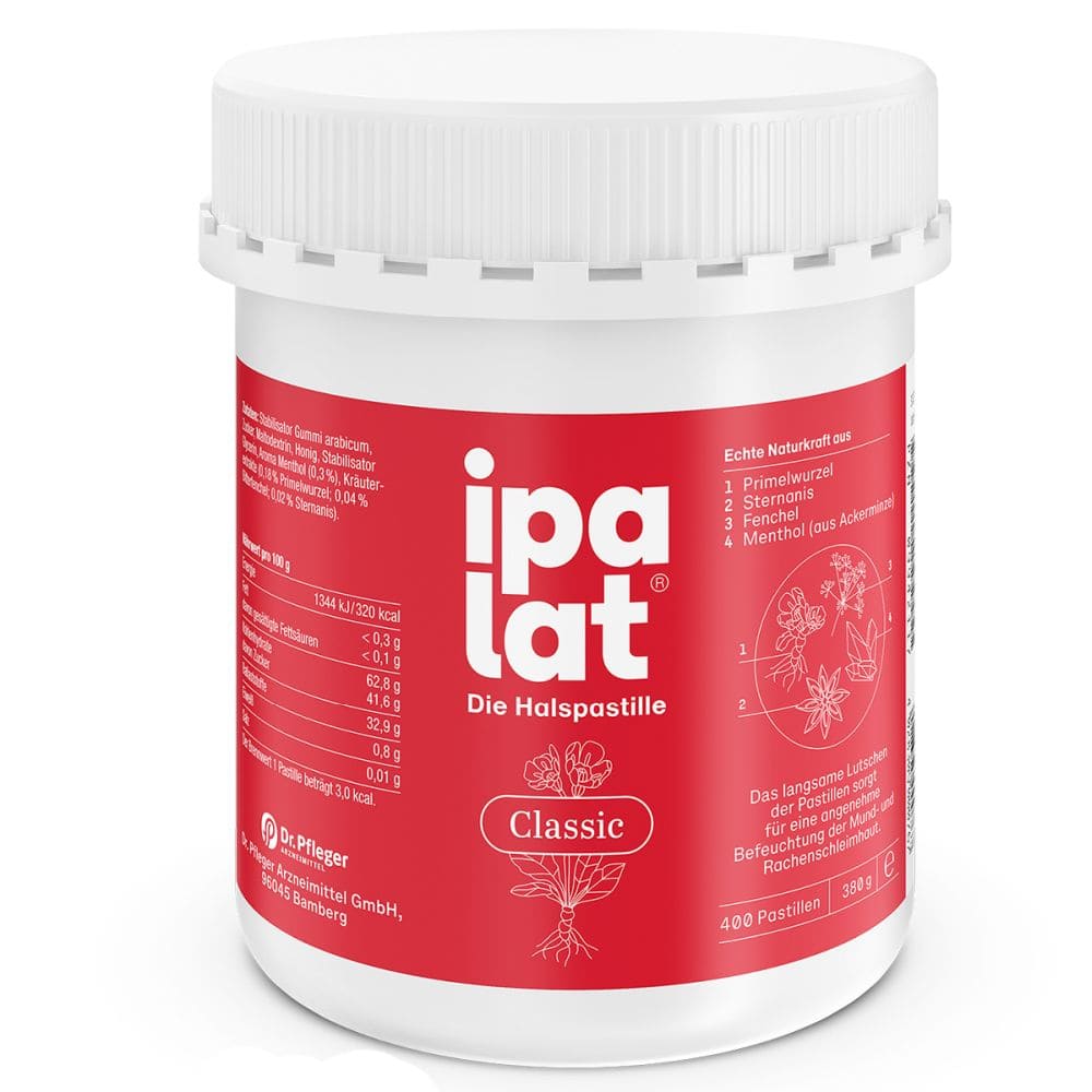 ipalat Halspastillen classic 400 St Pastillen