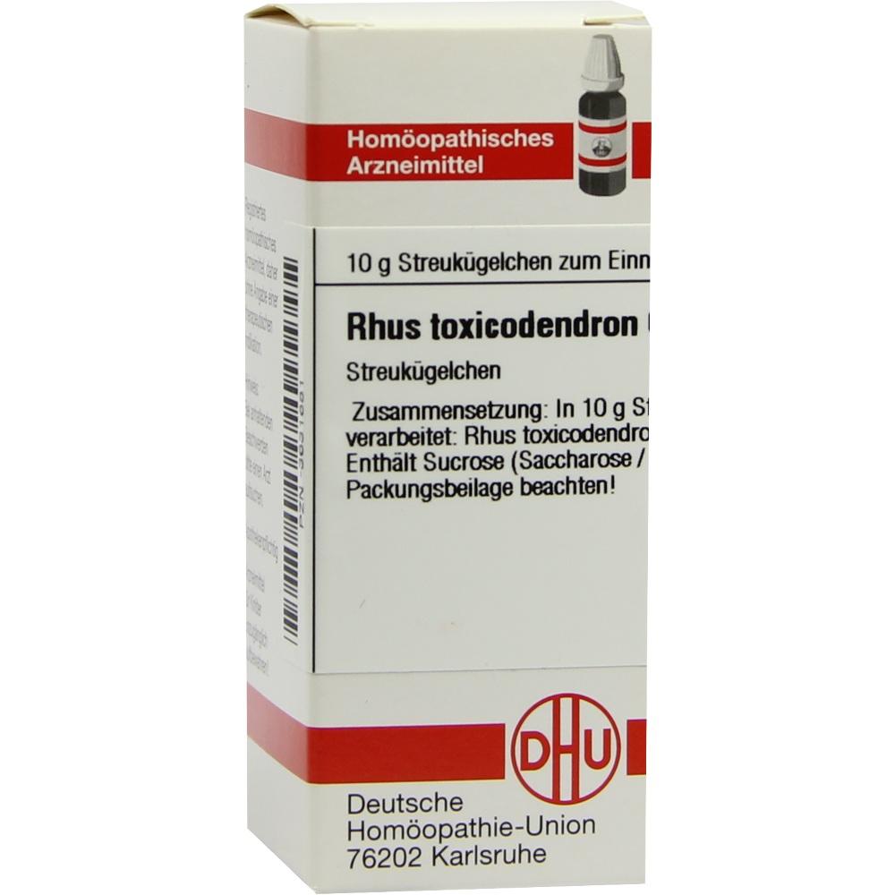 RHUS TOXICODENDRON C 6 Globuli 10 g Globuli