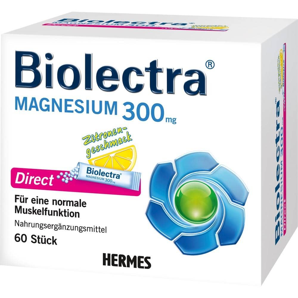 Biolectra MAGNESIUM 300mg Direct Zitrone 60 St Pellets