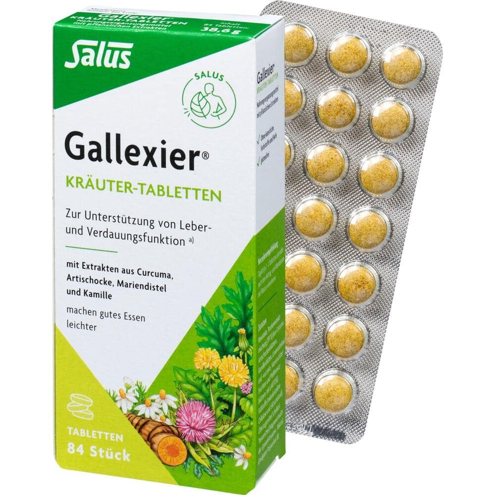 Salus Gallexier Kräuter-Tabletten  84 St Tabletten