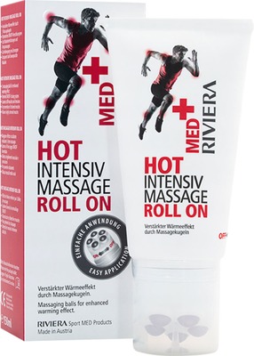 RIVIERA MED+ HOT INTENSIV MASSAGE ROLL ON 150 ml Gel