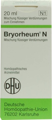 BRYORHEUM N Liquidum 20 ml Mischung