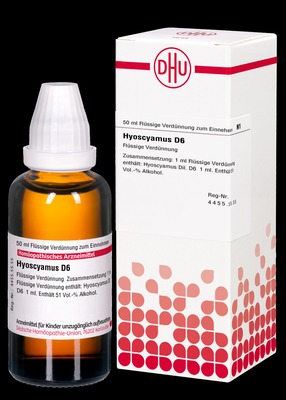 HYOSCYAMUS D 6 Dilution 50 ml Dilution