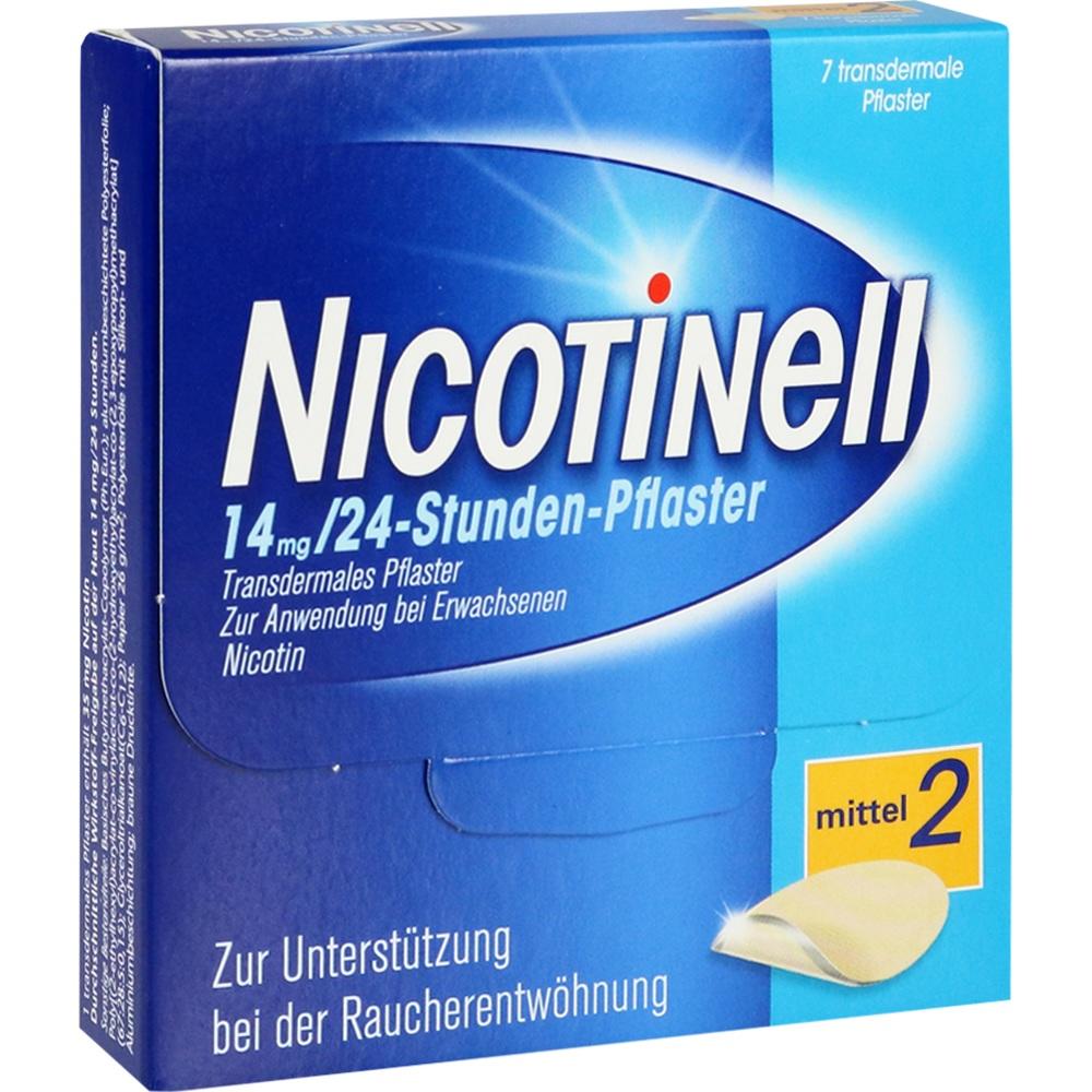 NICOTINELL 14mg/24 Stunden 7 St Pflaster transdermal