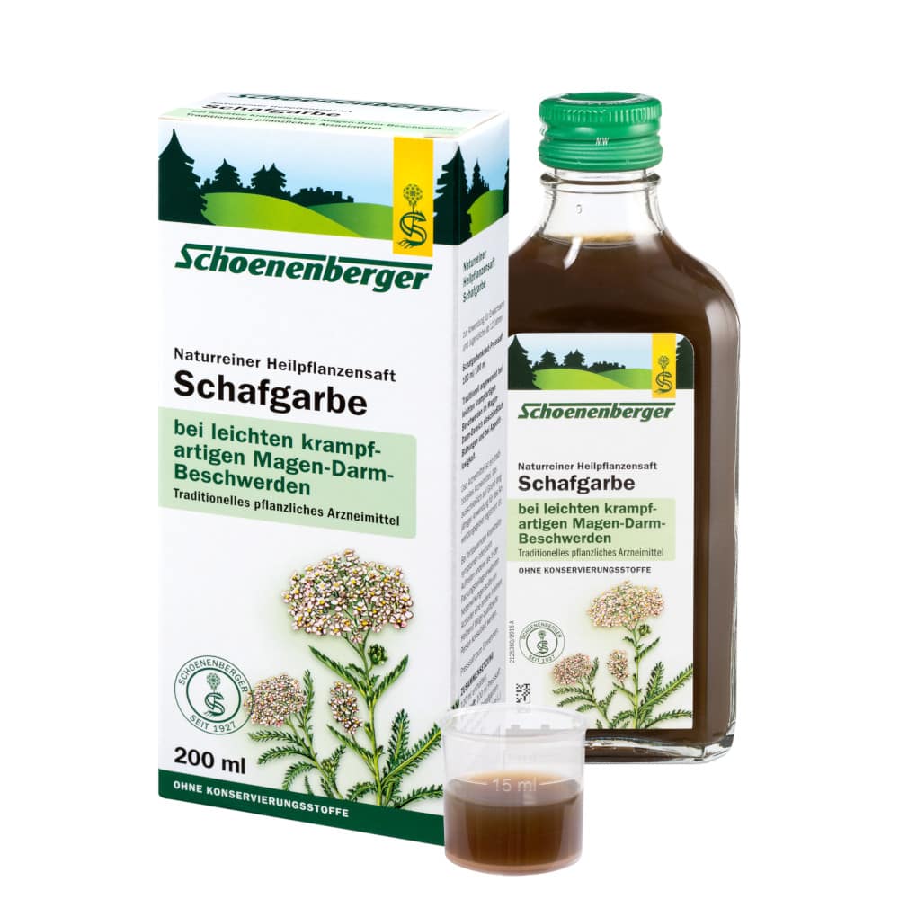 Schoenenberger Naturreiner Heilpflanzensaft Schafgarbe 200 ml Saft