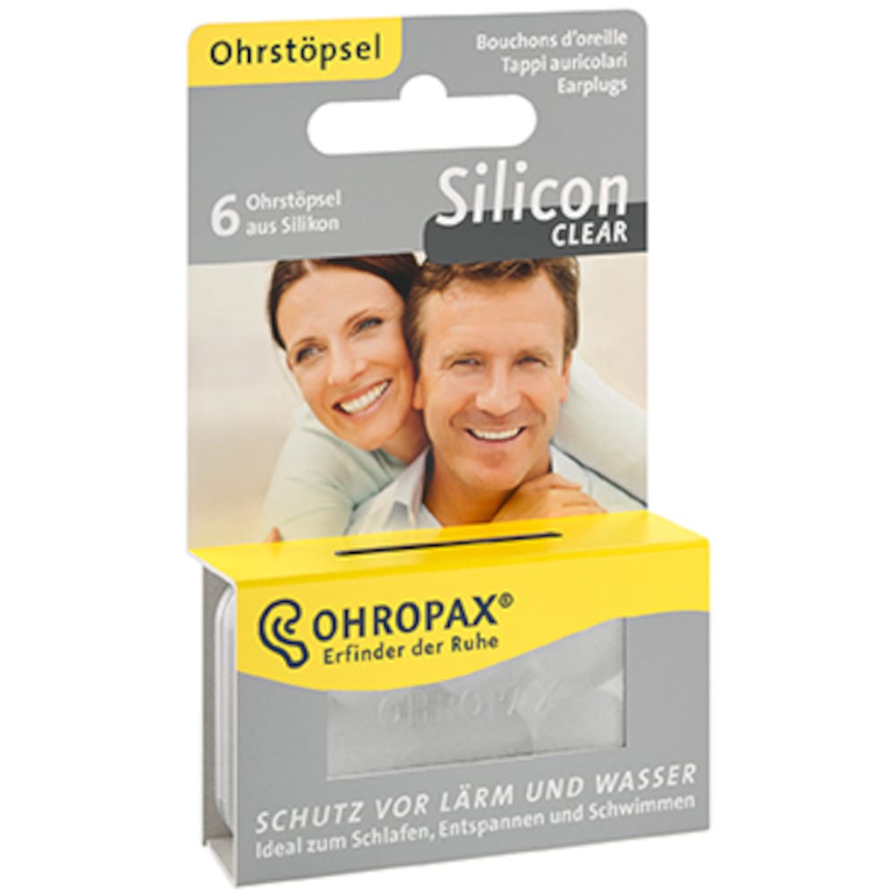 OHROPAX Silicon Clear 6 St