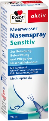 Doppelherz aktiv Meerwasser Nasenspray Sensitiv 20 ml Spray