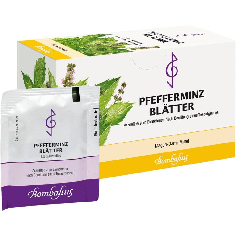PFEFFERMINZBLÄTTER BOMBASTUS 20X1.5 g Filterbeutel