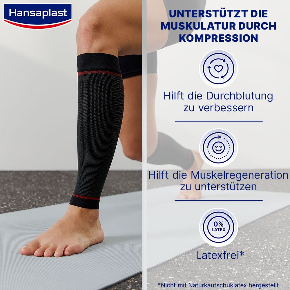 Hansaplast Compression Waden sleeves Größe M 2 St Bandage
