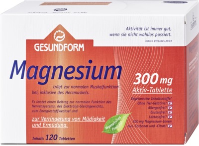 GESUNDFORM Magnesium 300  120 St Filmtabletten