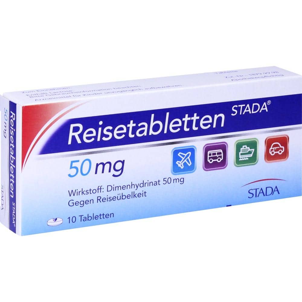 Reisetabletten STADA 50mg 10 St Tabletten