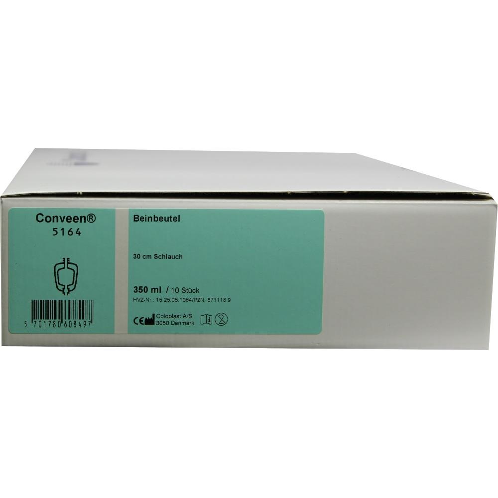 CONVEEN Beinbtl.350 ml 5164 25 cm Schlauch 10 St Beutel