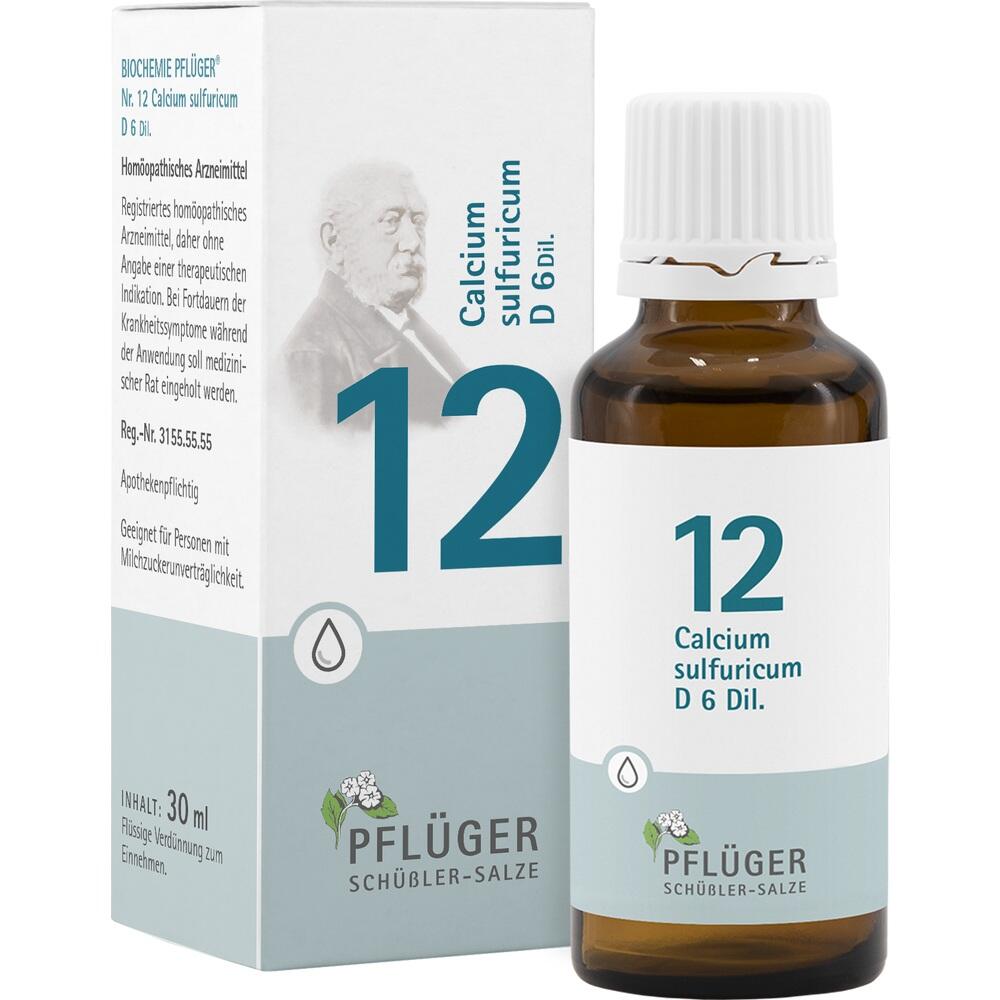 Schüßler-Salz Nr. 12 Calcium sulfuricum D6 30 ml Tropfen