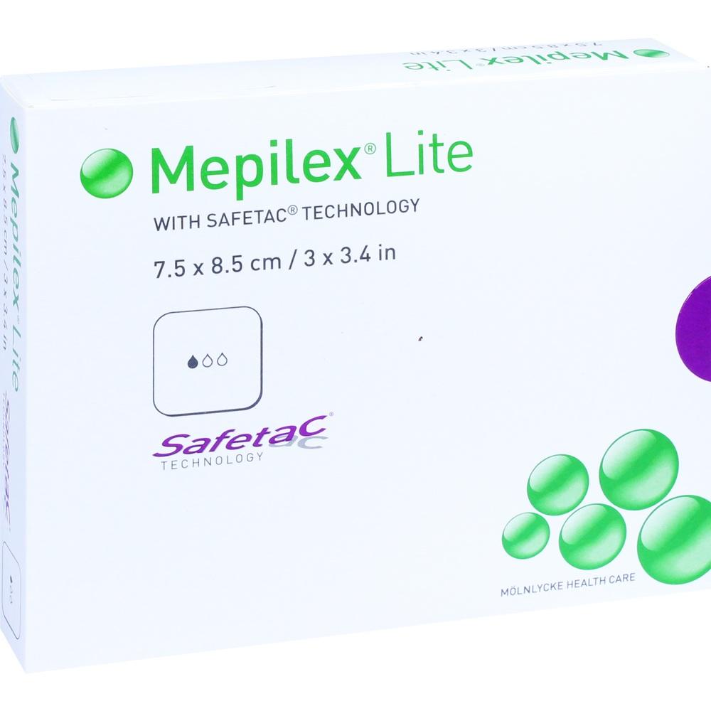 MEPILEX Lite Schaumverband 7,5x8,5 cm steril 5 St Verband