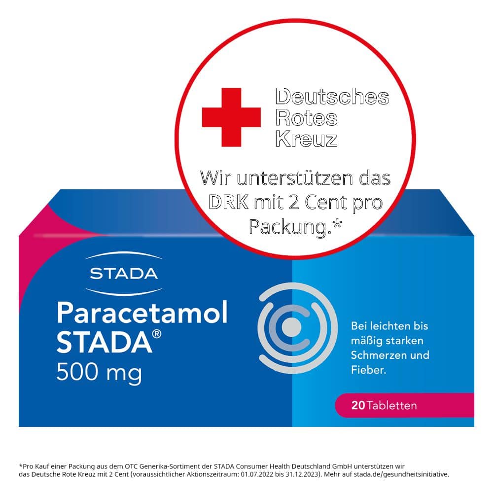 Paracetamol STADA 500 mg  20 St Tabletten