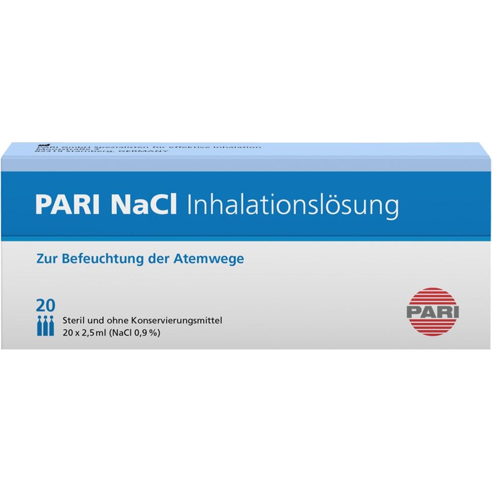 PARI NaCl Inhalationslösung 20X2.5 ml Ampullen