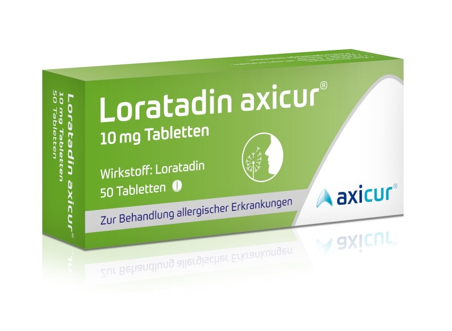 Loratadin axicur 10 mg 50 St Tabletten